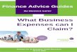 What business expenses can I claim?