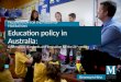 Education policy in Australia