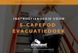 S-CAPEPOD evacuatiedoek | bedlegerige cliënten evacueren