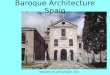 Baroque architecture spain