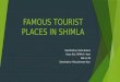 Famous tourist places in shimla