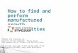 [On-Demand Webinar] How to Find and Perform Manufactured Growth Opportunities