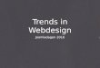 Trends in webdesign (Joomladagen 2016 )