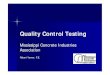 9 quality control testing