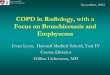 COPD in Radiology, with a Focus on Bronchiectasis and Emphysema