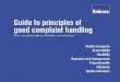 Guide to principles of good complaint handling