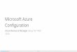 Microsoft Azure Resource Manager Setup