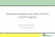 Revised Underground Utility District (UUD) Program
