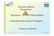 Inherent Wood Properties - Deformation (A Bermuda Triangle)