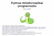 Python térinformatikai programozás