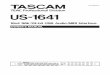 TASCAM US-1641 OWNER'S MANUAL / ENGLISH