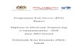 Programme Exit Survey (PES) Report Diploma in Electronic 