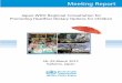 Meeting Report on Japan-WHO Regional Consultation for 