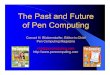 Pen Computing History