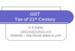 Service Tax The tax of 21st Century
