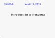 Networks 1: Shortest path problem (PDF)