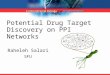 Potential Drug Target Discovery on PPI Networks