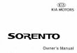 2003 Sorento Owner's Manual