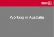 Australia careers aca presentation march 2011
