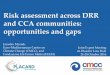 Risk assessment across DRR and CCA communities: opportunities and gaps - Jaroslav Mysiak CMCC & FEEM