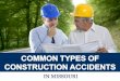 Common Types of Construction Accidents in Missouri