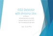 My project intrumentation - CO2 Detector wth Arduino Uno