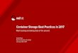 Container Storage Best Practices in 2017