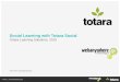 Totara Social Presentation - How social will evolve your workplace