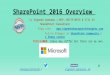SharePoint 2016 Overview