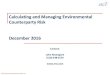 Dec2016 - Calculating and Managing Environmental Counterparty Risk