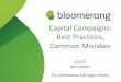 Capital Campaigns: Best Practices, Common Mistakes