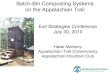 Hawk Metheny - Batch-bin composting systems on the Appalachian Trail