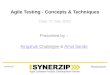 Agile Testing Concepts and Techniques - Synerzip