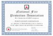 NFPA-Membership Certificate