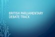 British parliamentary debate track stem