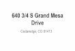 Cedaredge CO home for sale - 640 3/4 s grand mesa drive