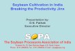 Soyabean production in India – how to break the jinx of low yields
