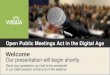 Open Public Meetings Act (OPMA)