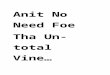 Anit no need foe tha un total vine...html.doc
