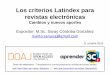 #Aprender3C Los criterios Latindex para revistas electrónicas: cambios y nuevos aportes