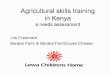 Agricultural vocational training in Kenya  a needs assessment
