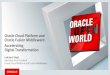 Oracle OpenWorld 2015: Oracle Cloud Platform and Oracle Fusion Middleware: Accelerating Digital Transformation - Inderjeet Singh, EVP Oracle Cloud Platform and Fusion Middleware