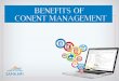 Benefits of content management