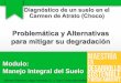 Diagnostico del suelo en Carmen de Atrato - Choco