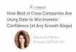How Best in Class Companies Are Using Data to Win Investor Confidence (at Any Growth Stage) - Stephanie Palmeri, Principal at SoftTech VC