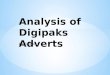 Analysis of Digipaks Adverts