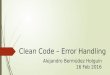 Clean Code - Error Handling