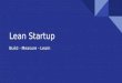 Lean startup methodolgy