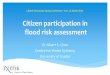2016 citizen participation in flood risk assessment