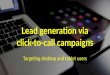 Dialdrum: Using click-to-call campaigns to target desktop users
